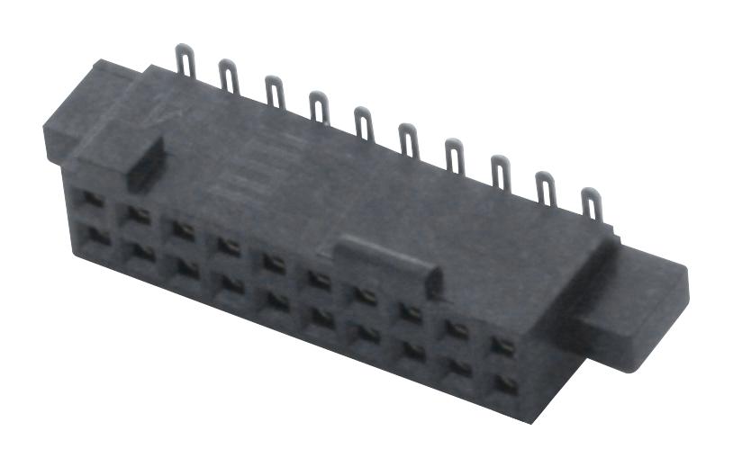 SFML-110-T2-S-D . RECEPTACLE, 1.27MM, DUAL, SMD, 20WAY SAMTEC