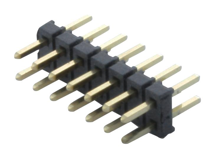 TMM-107-01-G-D HEADER, 2MM, DUAL THRU HOLE, 14WAY SAMTEC