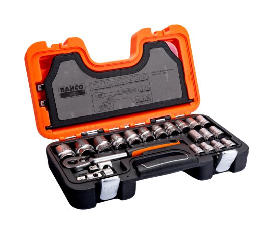 S240 SOCKET SET 1/2'' METRIC 24 PIECE BAHCO