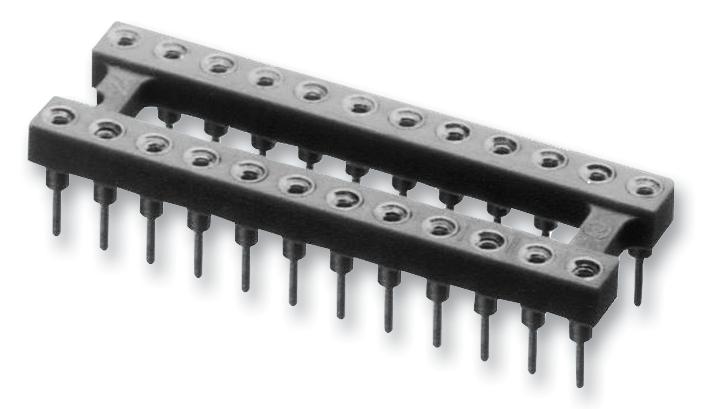 24-6518-10 SOCKET, DIP, 24WAY ARIES