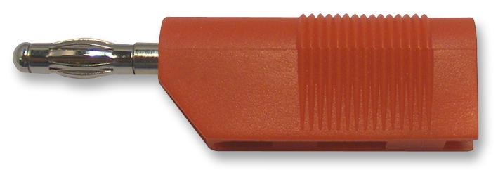25.403.1 BANANA PLUG, 30A, 4MM, STACKABLE, RED MULTICOMP