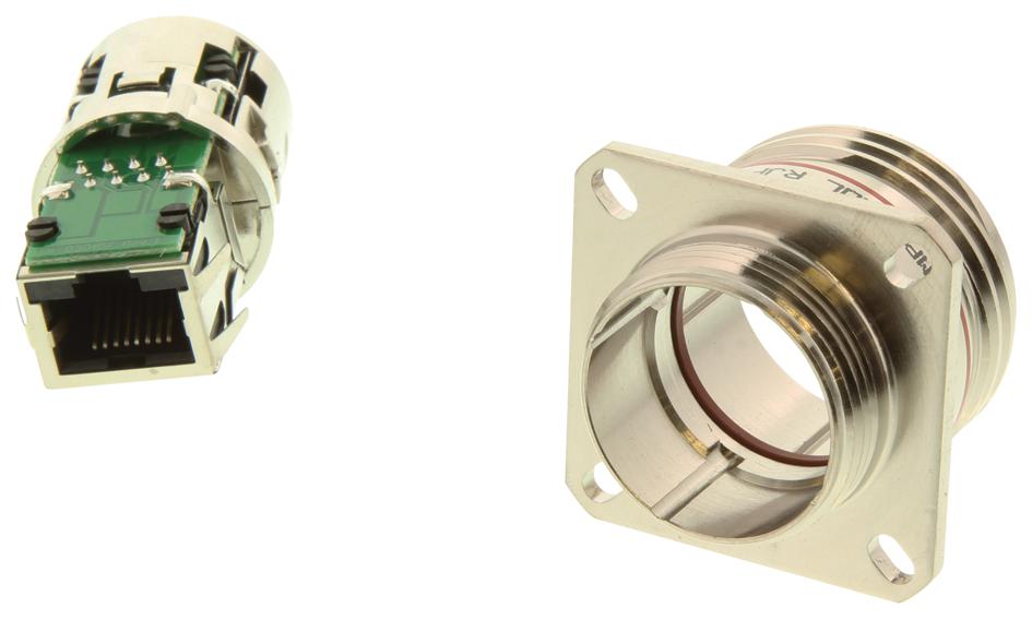 RJFTV21N IN-LINE ADAPTER, RJ45 8P JACK-JACK AMPHENOL PCD