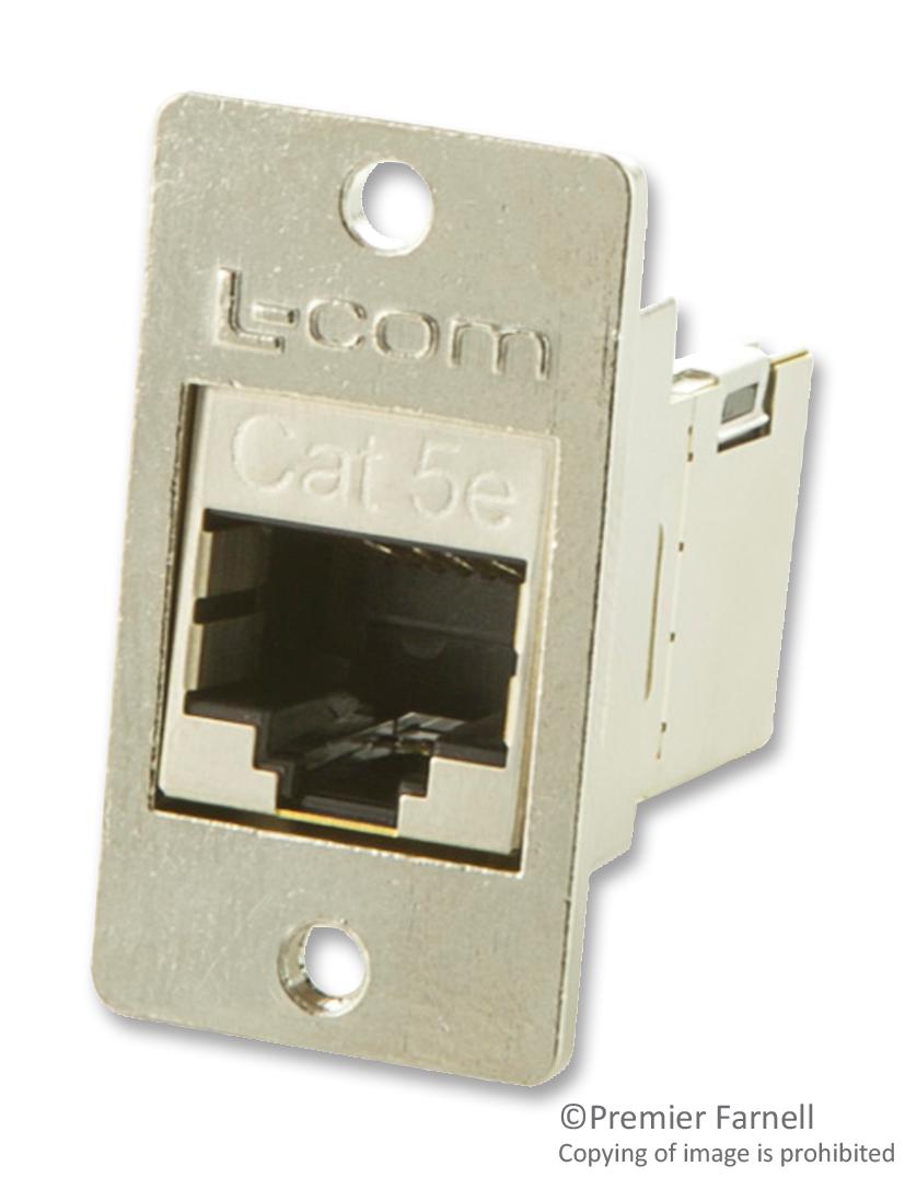 ECF504-SC5E ADAPTOR, RJ45 JACK, RJ45 JACK, COUPLER L-COM