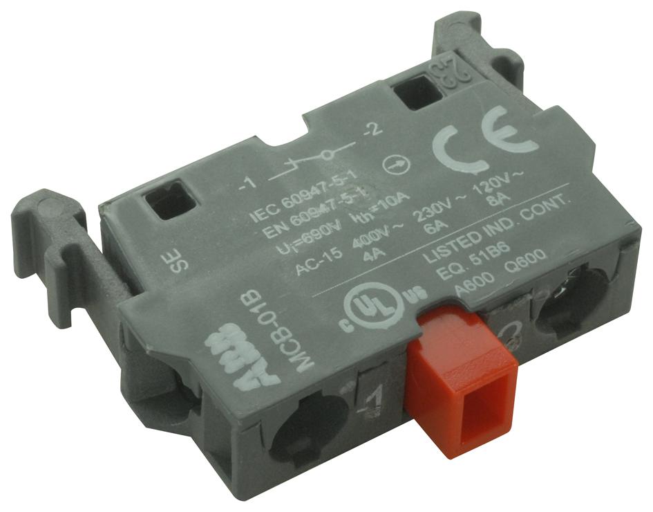 MCB-01B CONTACT BLOCK 1 NC ABB
