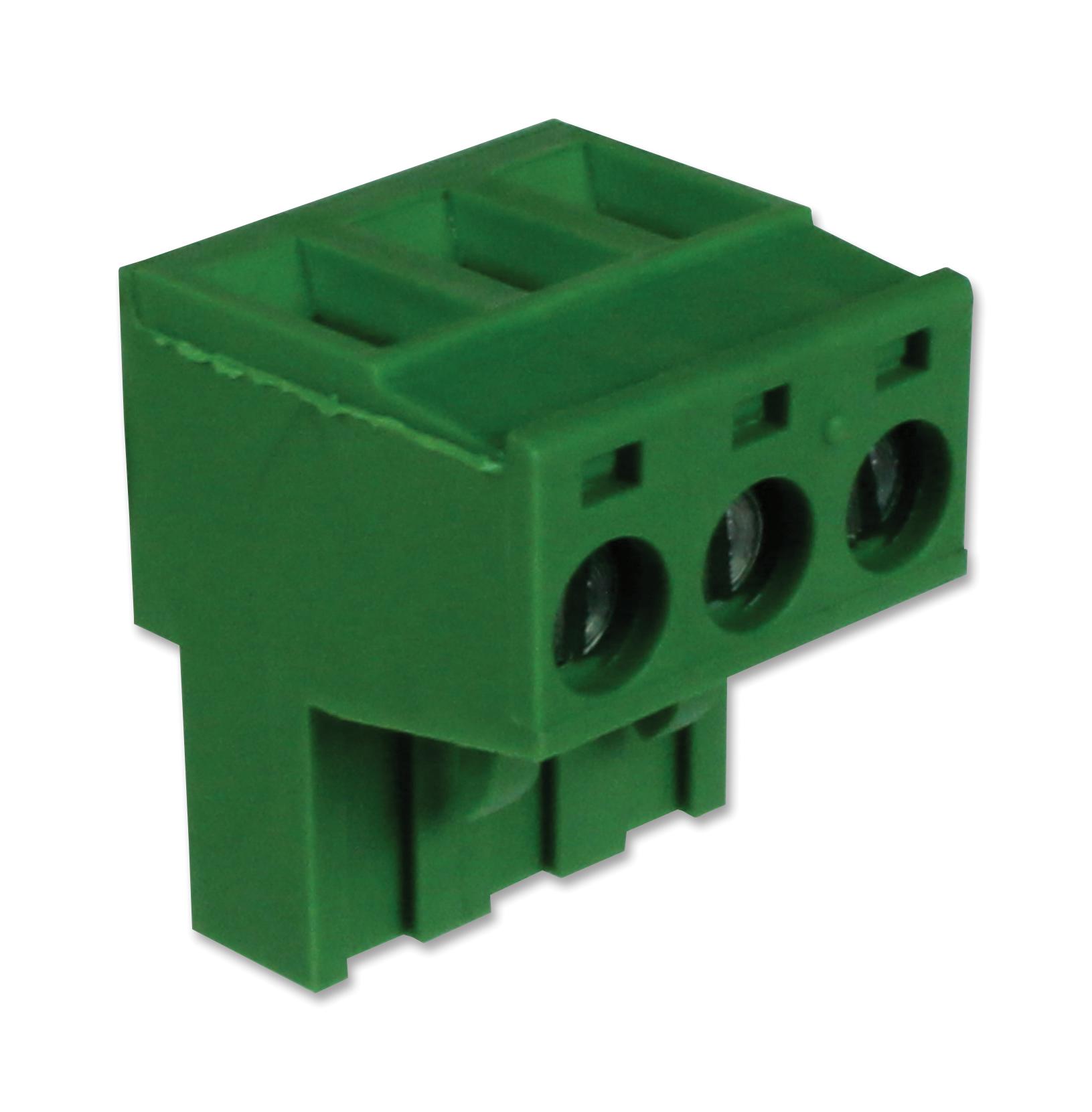 CTB9208/3 TERMINAL BLOCK, PLUGGABLE, 3POS, 12AWG CAMDENBOSS