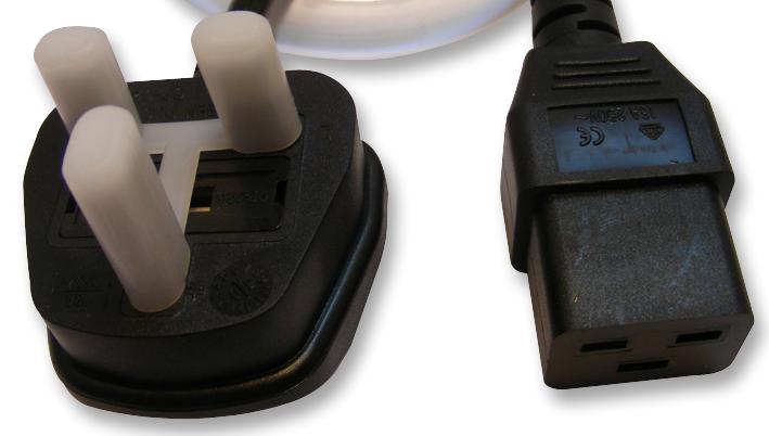 SL-19 + QP026-2 LEAD, IEC C19 UK PLUG, 2M MULTICOMP PRO