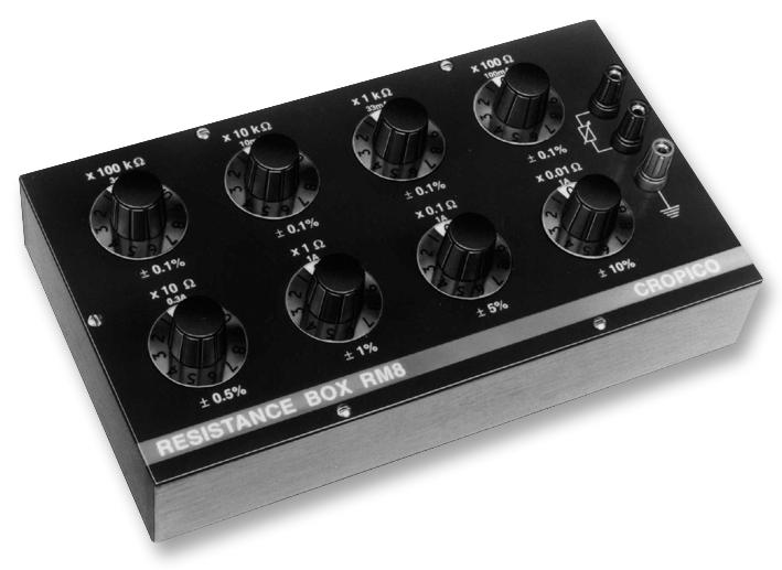 RM8 DECADE BOX, RESISTANCE, RM8 CROPICO