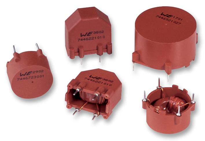 74461240004 CHOKE, COMMON MODE, 0.4MH, 3.6A WURTH ELEKTRONIK