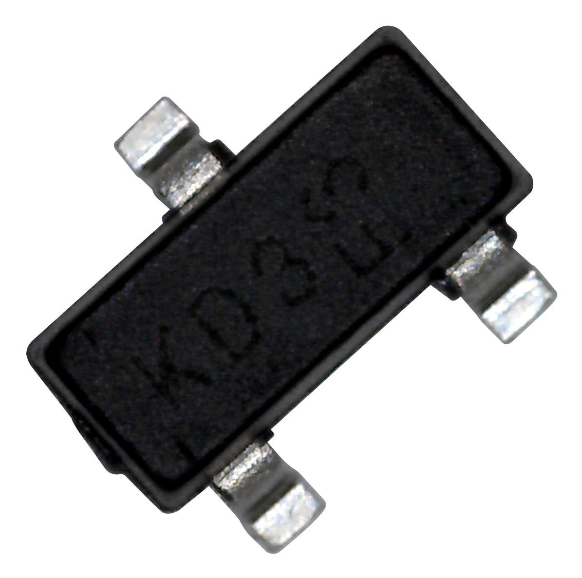 AZ23C3V3-7-F DIODE, DUAL ZENER, 3.3V, 0.3W, SOT23 DIODES INC.