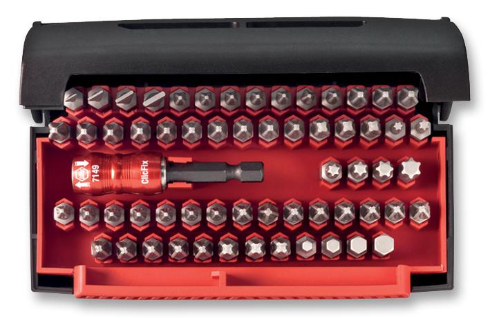 7928-923 BIT COLLECTOR STANDARD, MIXED, 61-PC WIHA