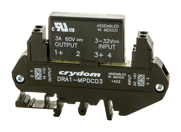 DRA1-MPDCD3 SSR, DIN MODULE, 60VDC, 3A SENSATA/CRYDOM