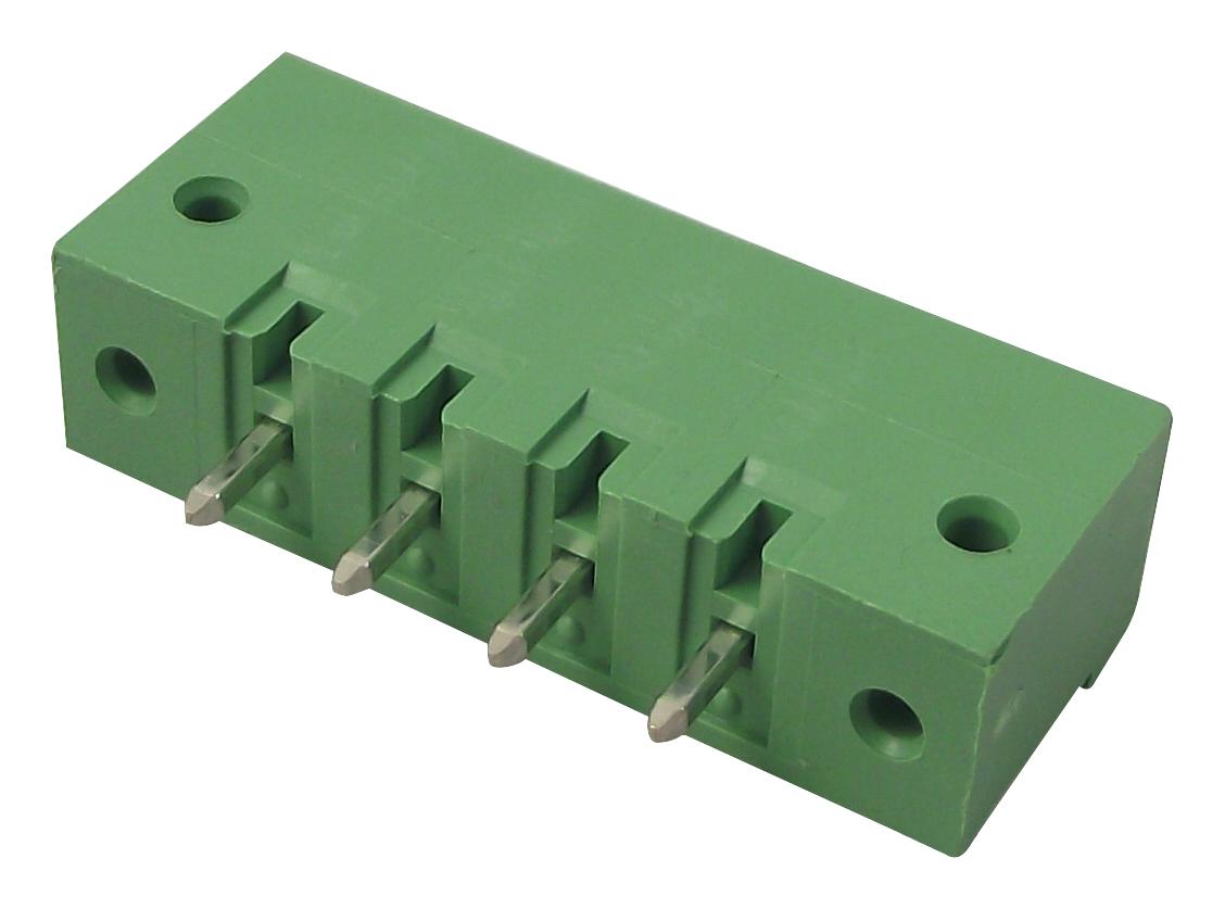 MSTBV 2,5/4-GF-5.08 HEADER, PCB, FLANGE, 5.08MM, 4WAY PHOENIX CONTACT