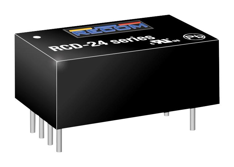 RCD-24-0.35 LED DRIVER, DC-DC, CC, 0.35A, 35V RECOM POWER