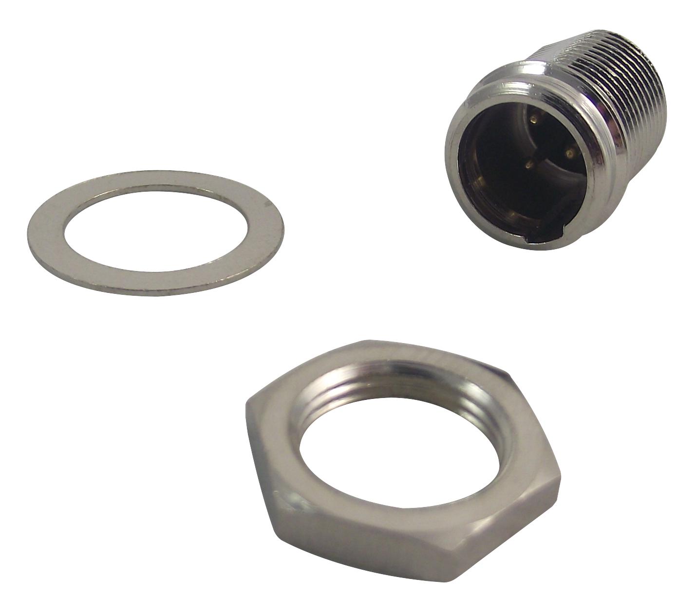 RT3MP PLUG, TINY XLR, CHASSIS, 3WAY REAN