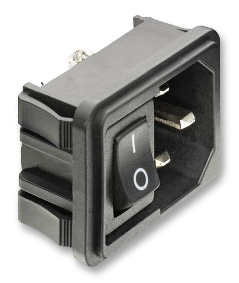 15CBS1 INLET, IEC, CORCOM, SNAP-IN CORCOM - TE CONNECTIVITY