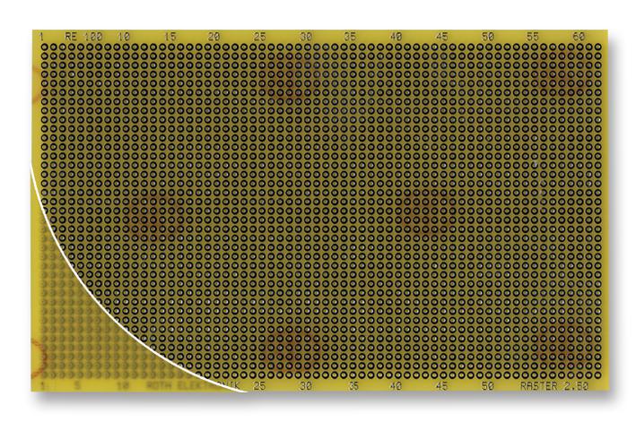 RE100-LF LABOR CARD, FR4, RM 2,50 MM ROTH ELEKTRONIK