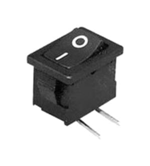 1858.4205-01 SWITCH, DPST, BLACK, NO MARKING MARQUARDT