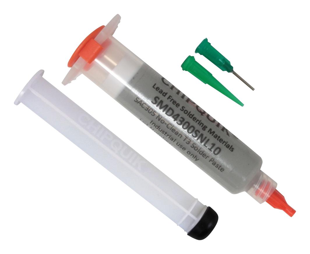 SMD4300SNL10 SOLDER PASTE, 96.5/3/0.5, 217°C, 35G CHIP QUIK