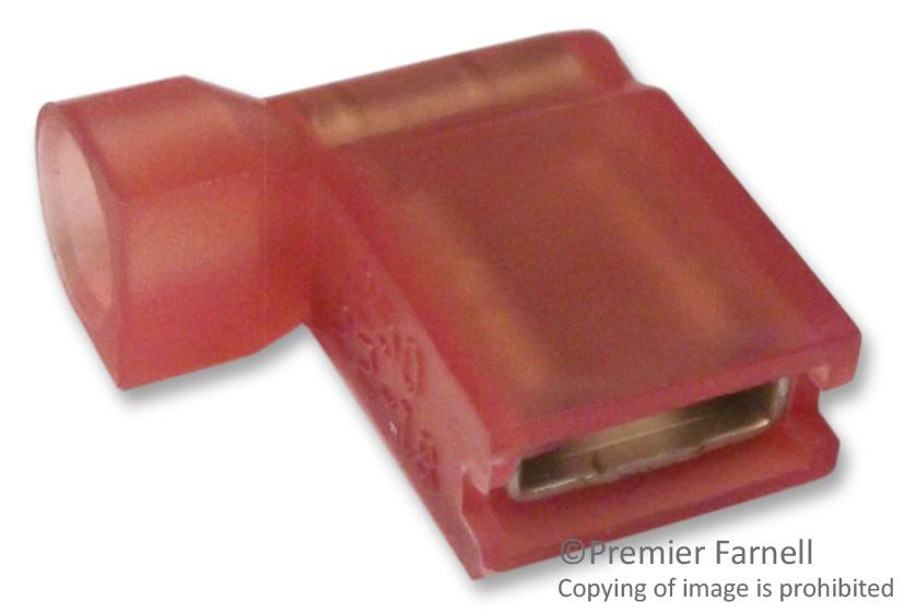 FLDNY1-250A CRIMP TERMINAL, FEMALE, RED, PK 100 MULTICOMP PRO