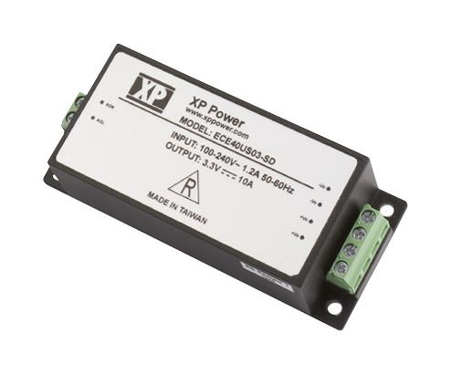 ECE40US03-SD AC/DC PSU, ENCAPSULATED, 40W, 3.3V XP POWER