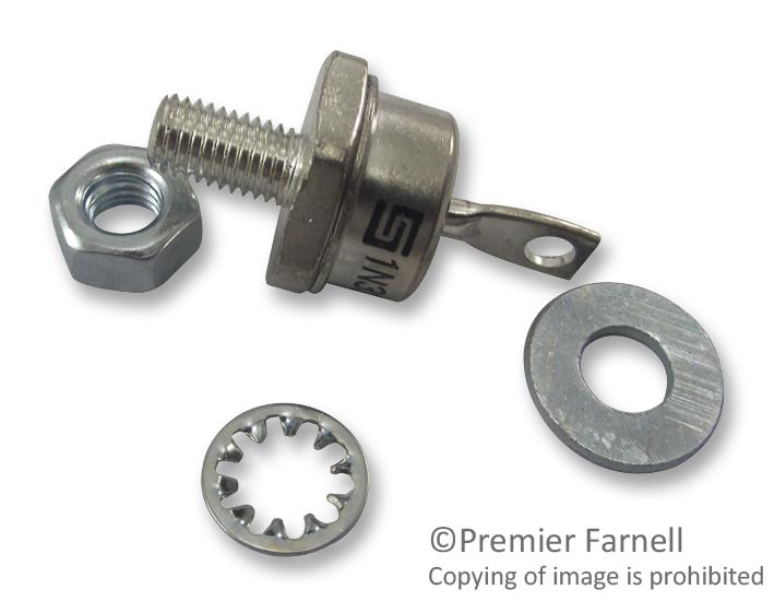 1N3319B DIODE, ZENER, 5%, 20V, 50W, DO5 SOLID STATE