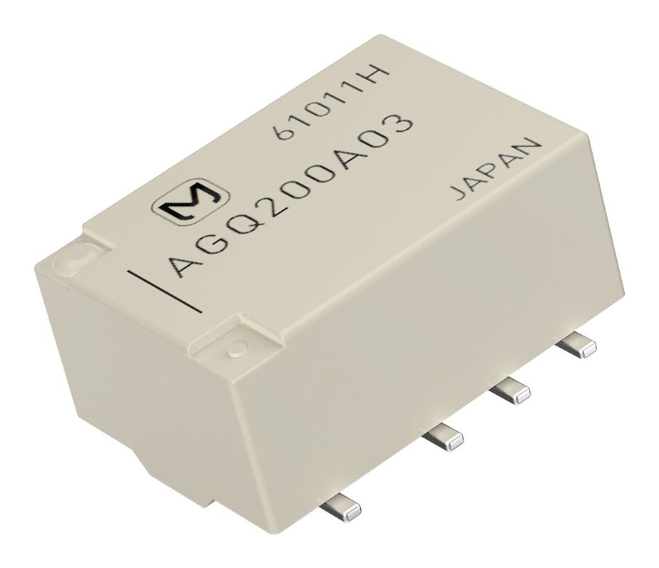 AGQ200A12 RELAY, SIGNAL, DPDT, 30VDC, 2A PANASONIC