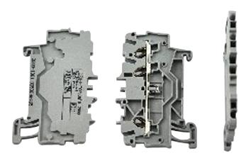 2000-1401 TERMINAL BLOCK, DIN RAIL, 4POS, 12AWG WAGO