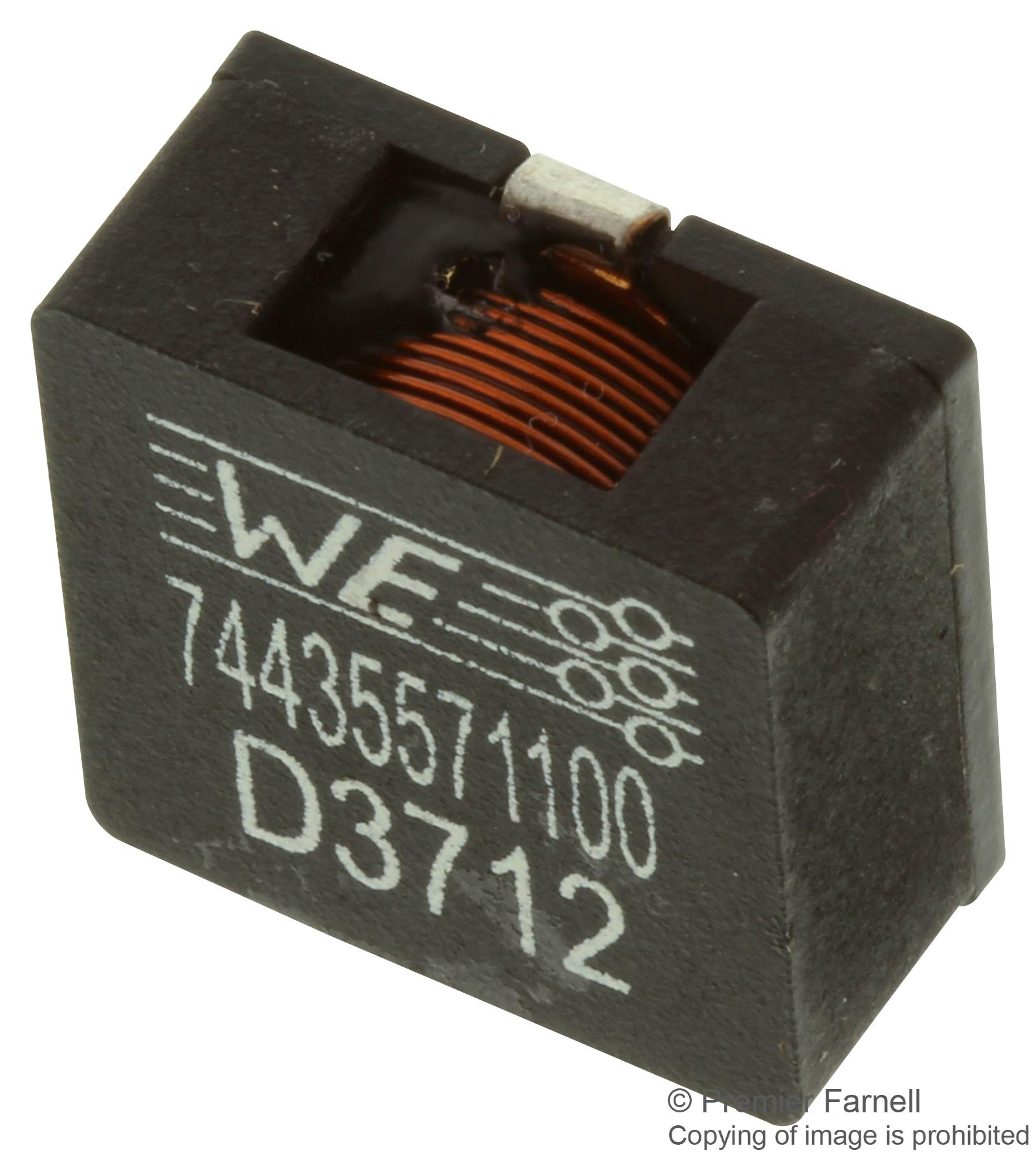 74435571100 INDUCTOR, 10UH 20% 16.5A, HCI 1890 WURTH ELEKTRONIK