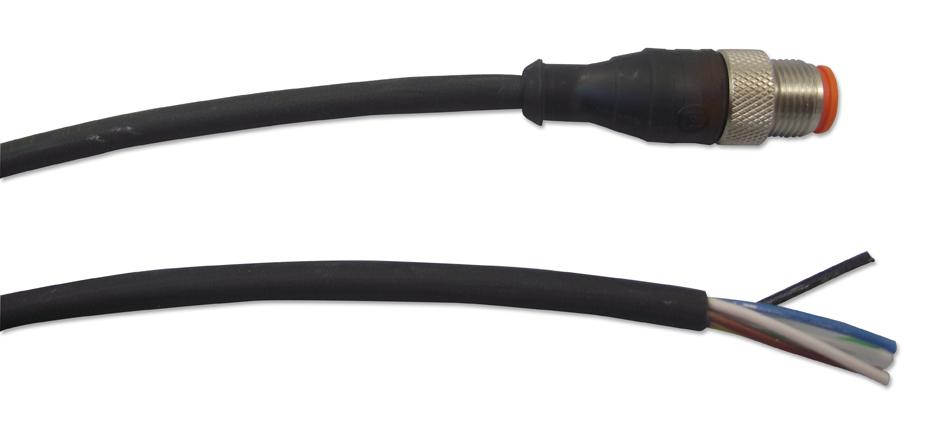 RST 5-228/2 M LEAD,PUR, M12 PLUG-FREE END, 5P, 2M LUMBERG AUTOMATION