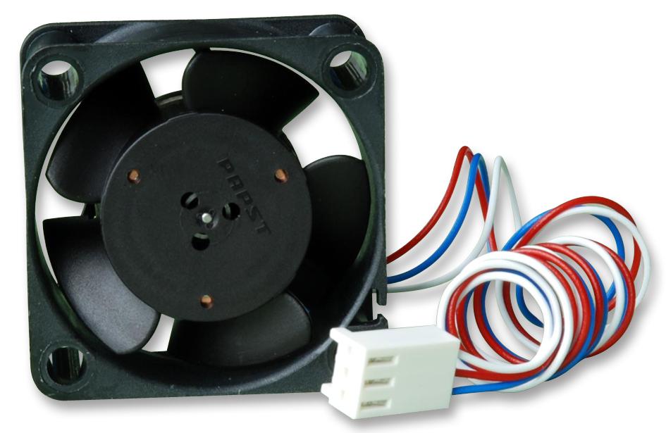 412/2-036 FAN, 40MM 12VDC, 10M3/H, 18DBA, W/CONN EBM-PAPST