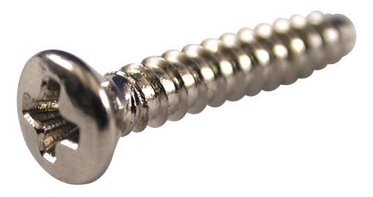 1593QS100 SCREW, SILVER, 100PK, ENCLOSURE HAMMOND