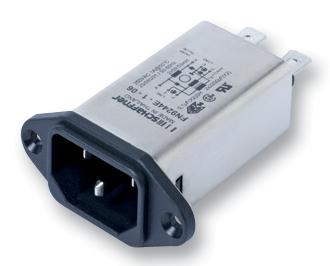 FN9244E-10-06 IEC INLET, FN9244E, EARTH CHOKE, 10A SCHAFFNER