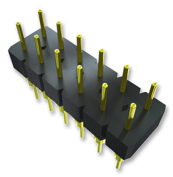 BBD-130-T-B HEADER, 2.54MM, VERTICAL THT, 60WAY SAMTEC
