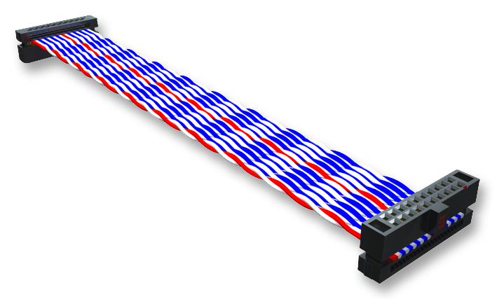 FFTP-05-D-03.85-01-N-R LEAD, 1.27MM, IDC, 3.85IN, 10WAY SAMTEC