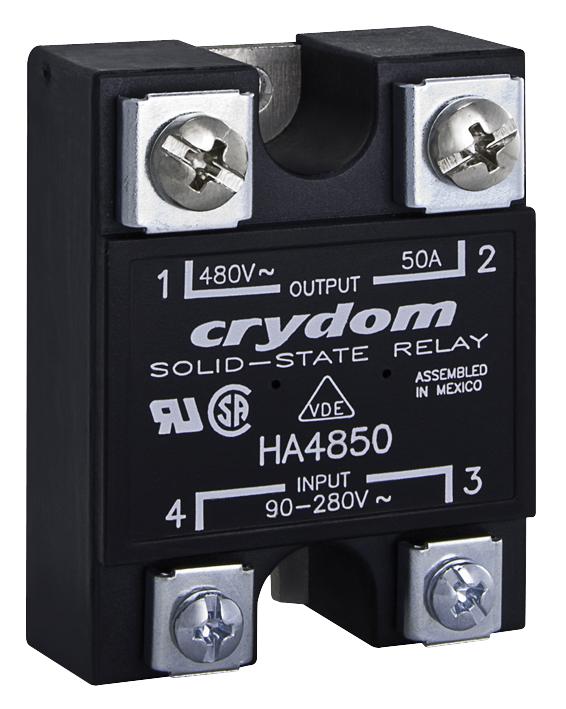 HA4875 SSR, 530VAC/75A, AC IN, ZC SENSATA/CRYDOM