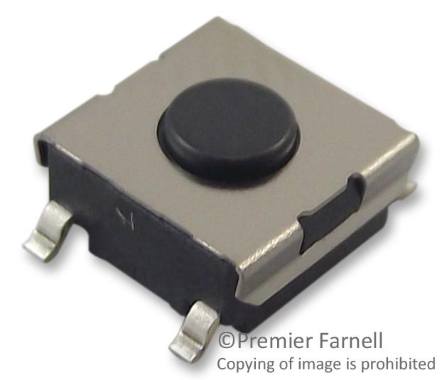 B3FS1000P SWITCH, FLAT, 6X6X3.1, 100GF OMRON