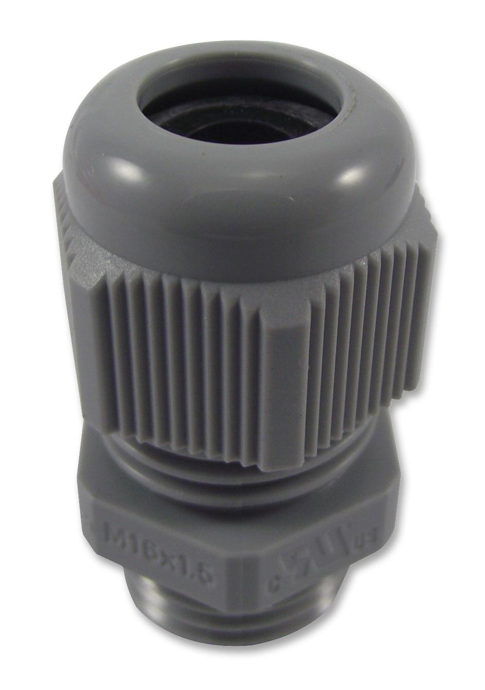 50.616 PA/R GLAND, NYLON, M16, GREY HYLEC