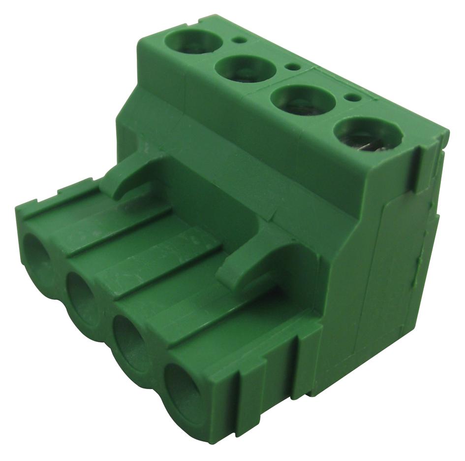 282807-4 TERMINAL BLOCK,PLUG, 5.08 MM, 4WAY BUCHANAN - TE CONNECTIVITY