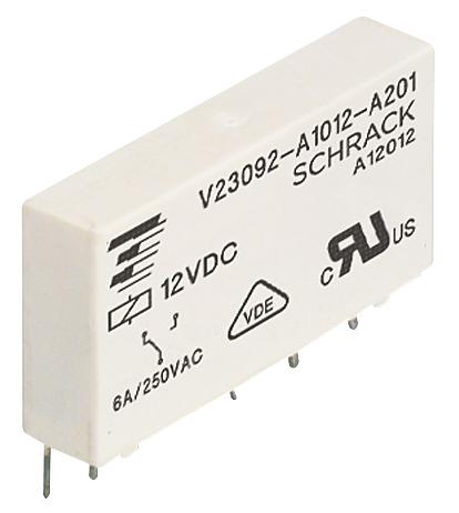 V23092-A1905-A301 RELAY, SPDT, 250VAC, 6A SCHRACK - TE CONNECTIVITY