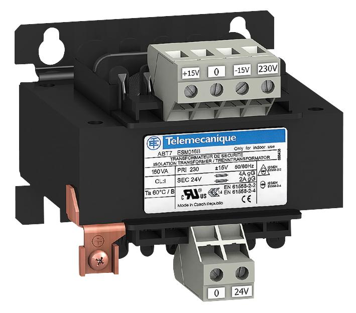 ABT7ESM006B TRANSFORMER, 63VA, 1 X 24V SCHNEIDER ELECTRIC
