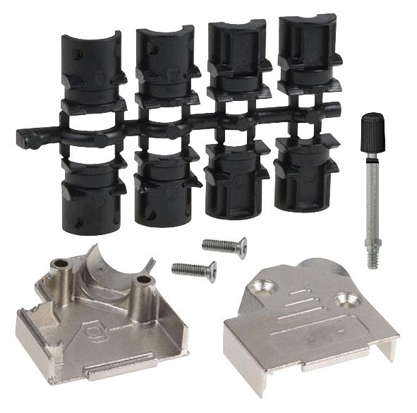 8655MHRA0901KLF HOOD, D, METAL, RA, UNC 440, 9WAY AMPHENOL ICC