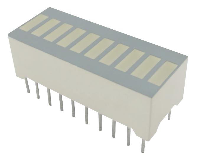 DC-10SYKWA BARGRAPH ARRAY, 10-SEGMENT, YELLOW KINGBRIGHT