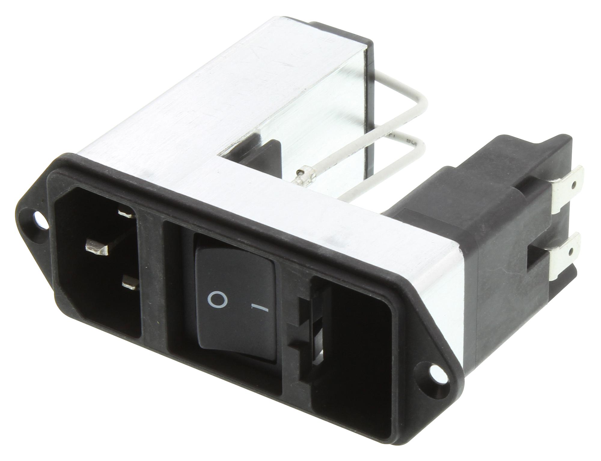 CD34.1101.151 INLET FILTER, IEC, C14, CD, 4A SCHURTER