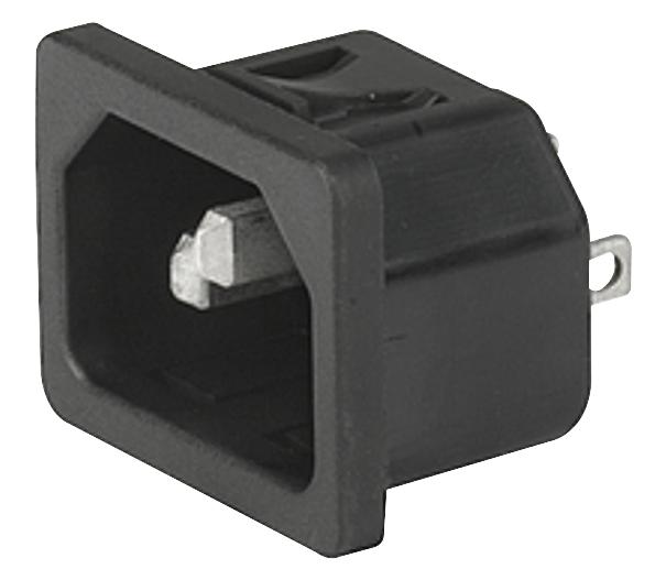 6100.4330 INLET, IEC, C14, 6100, 10A SCHURTER