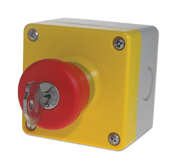 CSC1-60 SWITCH, E-STOP, 40MM, RED, KEY RELEASE CAMDENBOSS