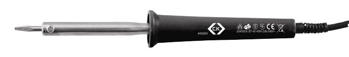 495011 SOLDERING IRON 25W, EURO PLUG CK TOOLS