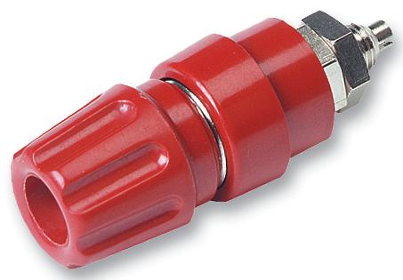 930136101 SOCKET, 4MM, RED, MLS HIRSCHMANN TEST AND MEASUREMENT