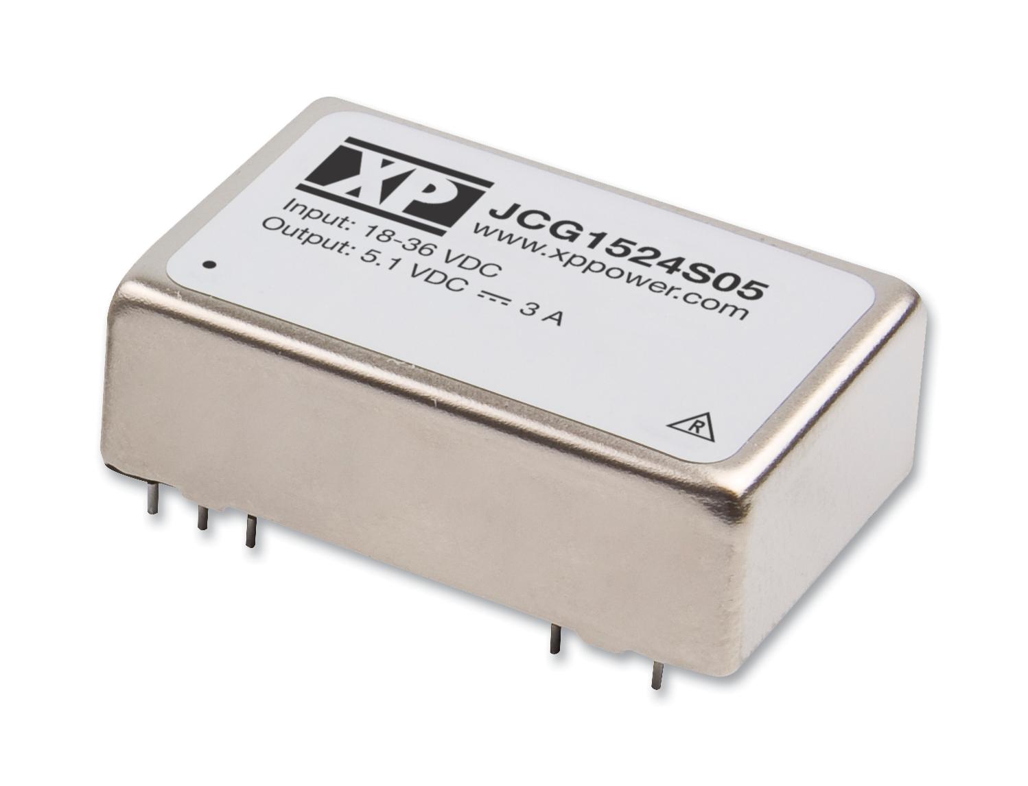 JCG1512S05 DC/DC CONVERTER, 15W, SINGLE OUTPUT XP POWER