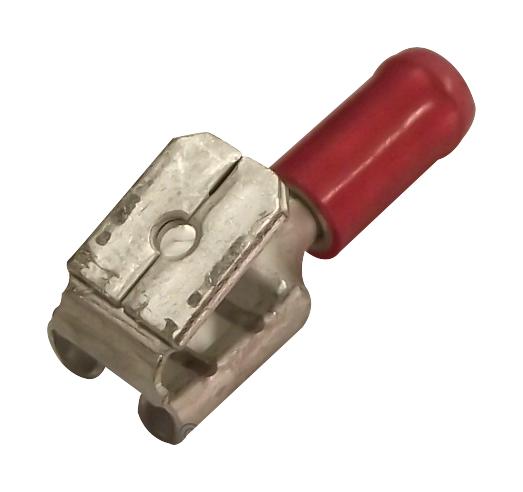 160834-2 TERMINAL CRIMP, PIGGYBACK 6.35MM RED AMP - TE CONNECTIVITY