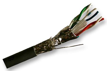 9843 060100 CABLE, 3 PAIR, CHROME, 24AWG, 30.5M BELDEN